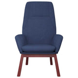 Vidaxl relaxstoel stof blauw