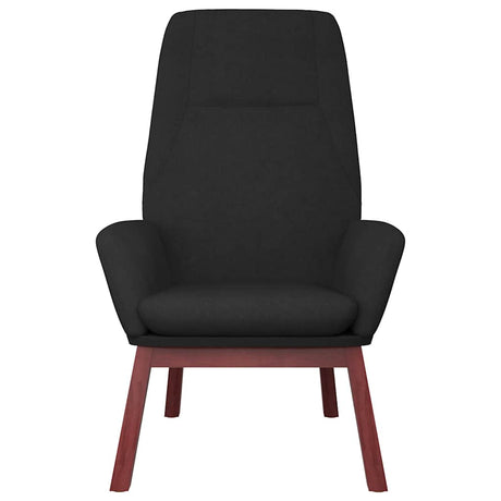 Vidaxl relaxstoel stof zwart