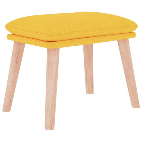 Vidaxl voetenbank 45x29,5x35 cm stof mosterdgeel