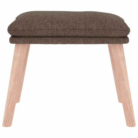 Vidaxl voetenbank 45x29,5x35 cm stof taupe