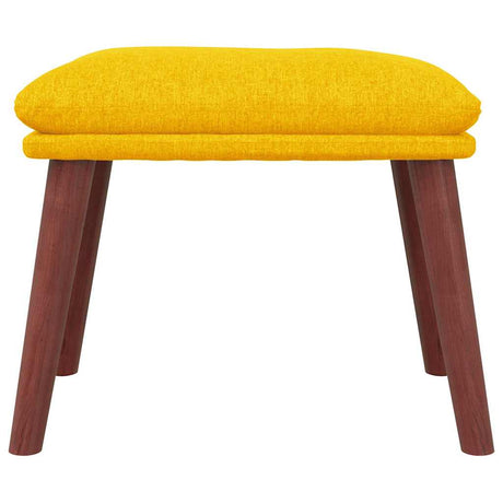 Vidaxl voetenbank 45x29,5x35 cm stof mosterdgeel