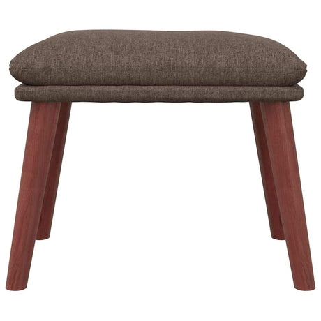 Vidaxl voetenbank 45x29,5x35 cm stof taupe