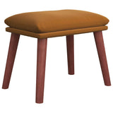 Vidaxl voetenbank 45x29,5x35 cm fluweel bruin