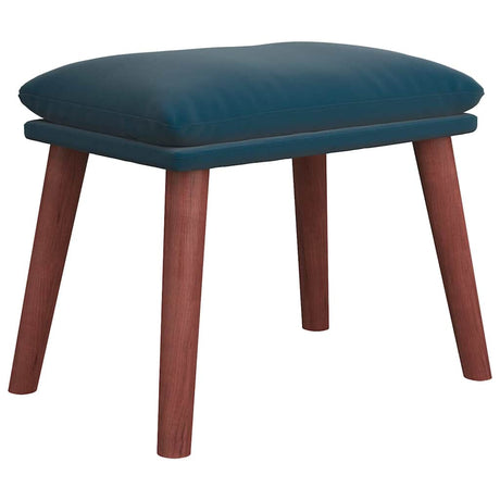 Vidaxl voetenbank 45x29,5x35 cm fluweel blauw