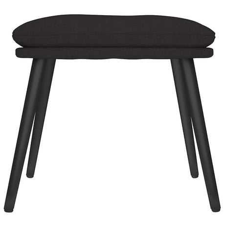 Vidaxl voetenbank 45x29,5x35 cm stof zwart