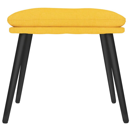 Vidaxl voetenbank 45x29,5x35 cm stof mosterdgeel