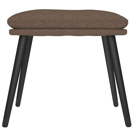 Vidaxl voetenbank 45x29,5x35 cm stof taupe