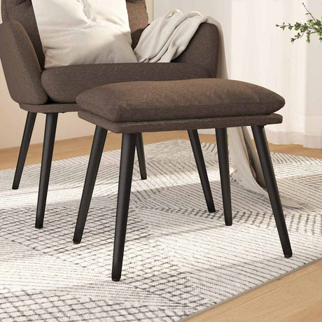 Vidaxl voetenbank 45x29,5x35 cm stof taupe