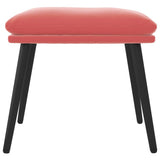 Vidaxl voetenbank 45x29,5x35 cm fluweel roze