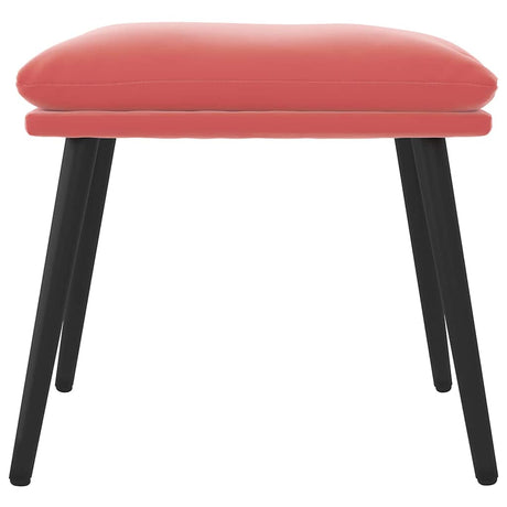 Vidaxl voetenbank 45x29,5x35 cm fluweel roze