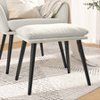 Vidaxl voetenbank 45x29,5x35 cm fluweel crèmewit