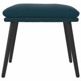 Vidaxl voetenbank 45x29,5x35 cm fluweel blauw