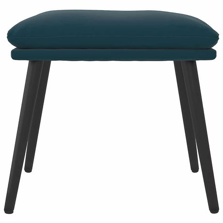 Vidaxl voetenbank 45x29,5x35 cm fluweel blauw