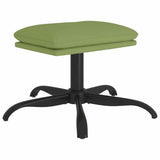 Vidaxl voetenbank 60x60x36 cm fluweel lichtgroen