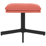 Vidaxl voetenbank 60x60x36 cm fluweel roze