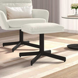 Vidaxl voetenbank 60x60x36 cm fluweel crèmewit