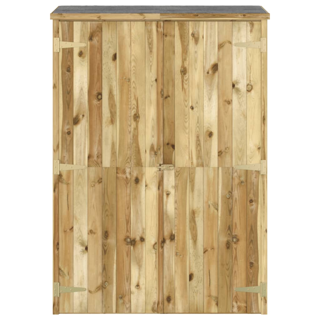 Vidaxl garden shed 123x45x171 cm impregnated solid pine