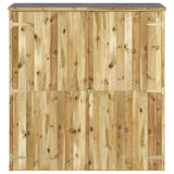 Vidaxl garden shed 163x50x171 cm solid pine