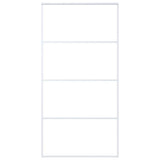 Vidaxl schuifdeur 102,5x205 cm esg-glas en aluminium wit