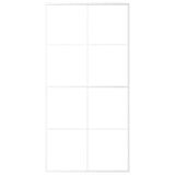 Vidaxl schuifdeur 102,5x205 cm mat esg-glas en aluminium wit