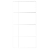 Vidaxl schuifdeur 102,5x205 cm esg-glas en aluminium wit