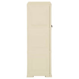 Vidaxl opbergkast hout-look 79x43x125 cm kunststof angorawit