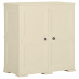 Vidaxl opbergkast hout-look 79x43x85,5 cm kunststof angorawit