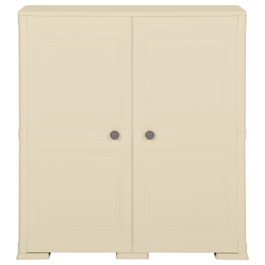 Vidaxl opbergkast hout-look 79x43x85,5 cm kunststof angorawit