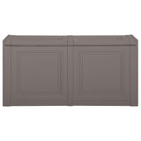 Vidaxl -Kissenbox 85 L 86x40x42 cm grau