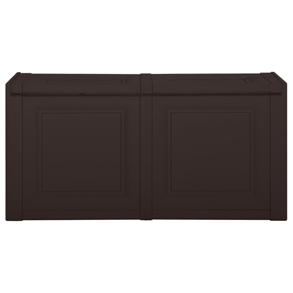 Vidaxl kussenbox 85 l 86x40x42 cm bruin