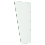 Panneau latéral Vidaxl pour la verrière de porte 50x100 cm Verre durci transparent