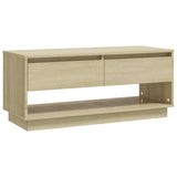 Vidaxl tv-meubel 102x41x44 cm bewerkt hout sonoma eikenkleurig