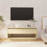Vidaxl tv-meubel 102x41x44 cm bewerkt hout sonoma eikenkleurig