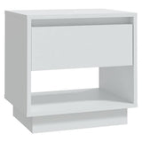 Vidaxl nachtkastje 45x34x44 cm bewerkt hout wit