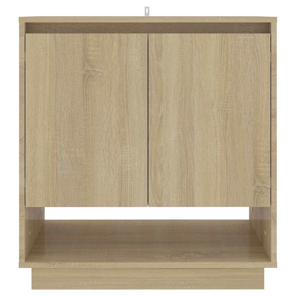 Vidaxl dressoir 70x41x75 cm bewerkt hout sonoma eikenkleurig