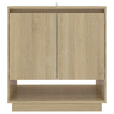 Vidaxl dressoir 70x41x75 cm bewerkt hout sonoma eikenkleurig