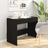 Vidaxl bureau 101x50x76,5 cm bewerkt hout zwart