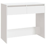 Vidaxl wandtafel 89x41x76,5 cm bewerkt hout wit