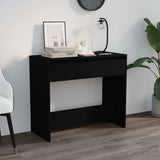 Vidaxl wandtafel 89x41x76,5 cm staal zwart