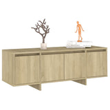 Vidaxl tv-meubel 120x30x40,5 cm bewerkt hout sonoma eikenkleurig