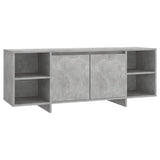 Vidaxl tv-meubel 130x35x50 cm bewerkt hout betongrijs