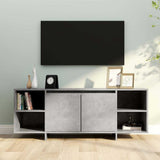 Vidaxl tv-meubel 130x35x50 cm bewerkt hout betongrijs
