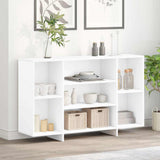 Vidaxl dressoir 120x30x75 cm bewerkt hout wit