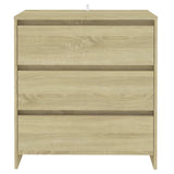 Vidaxl dressoir 70x41x75 cm bewerkt hout sonoma eikenkleurig