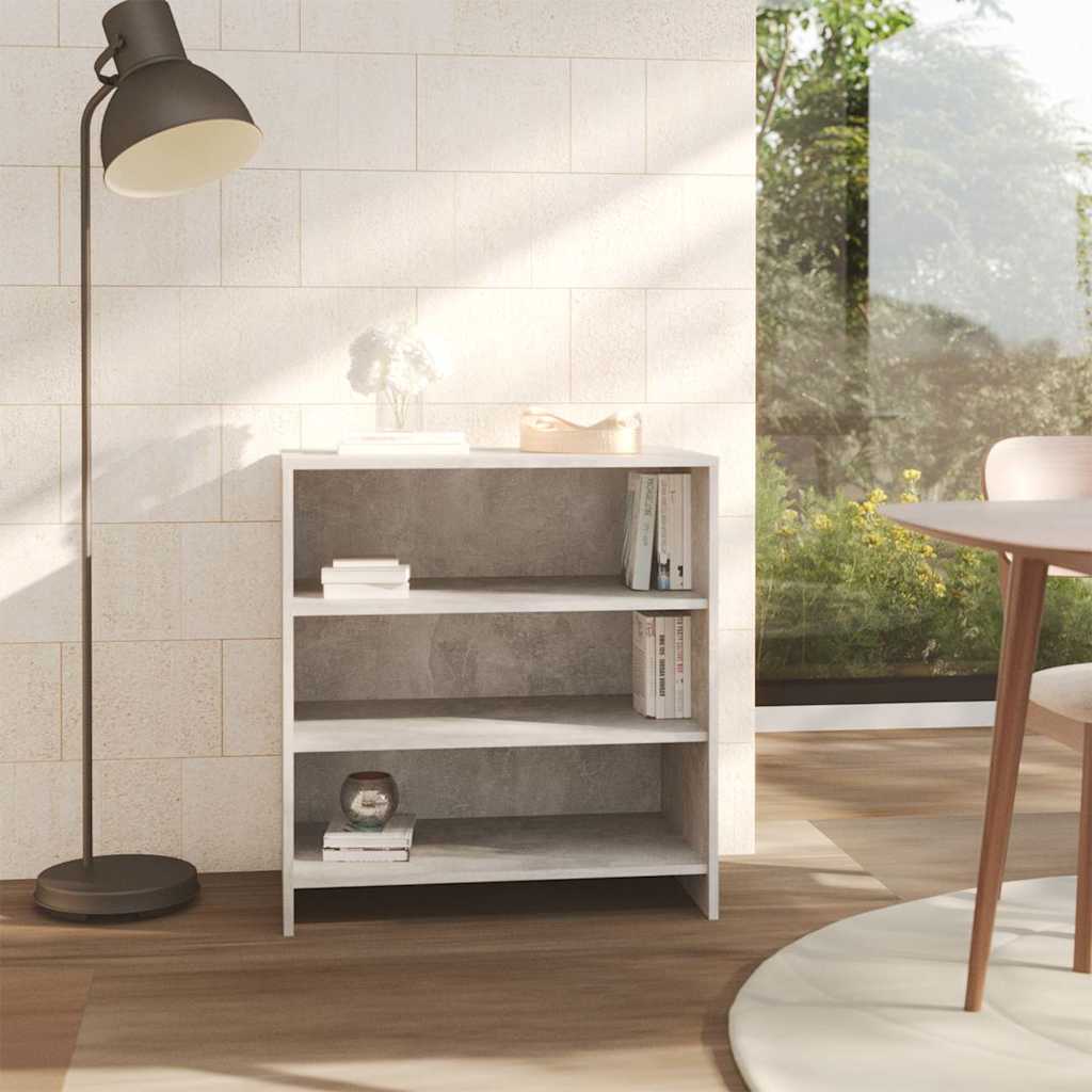 Vidaxl dressoir 70x40,5x75 cm bewerkt hout betongrijs