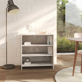Vidaxl dressoir 70x40,5x75 cm bewerkt hout betongrijs