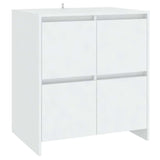 Vidaxl dressoir 70x41x75 cm bewerkt hout wit