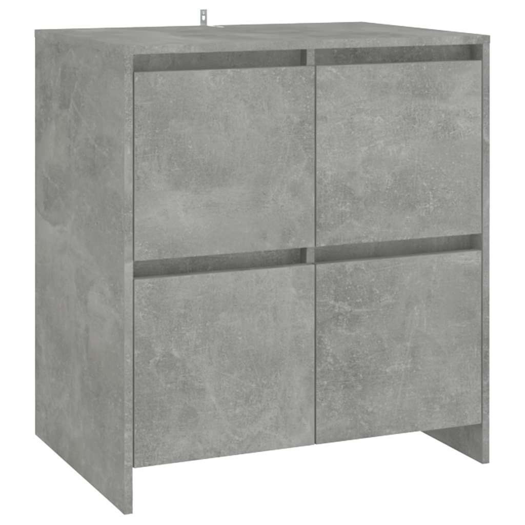 Vidaxl dressoir 70x41x75 cm bewerkt hout betongrijs