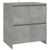 Vidaxl dressoir 70x41x75 cm bewerkt hout betongrijs