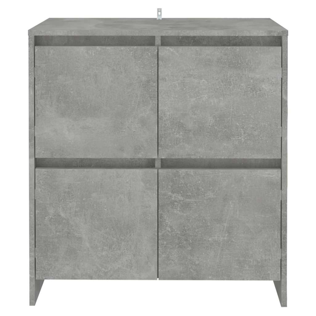 Vidaxl dressoir 70x41x75 cm bewerkt hout betongrijs